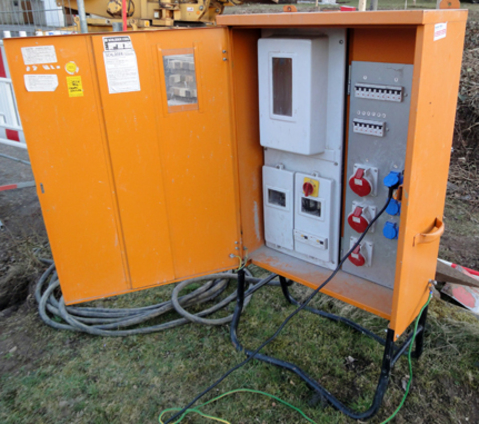 Baustromkasten bei Elektromeister Laganowski GmbH in Dresden